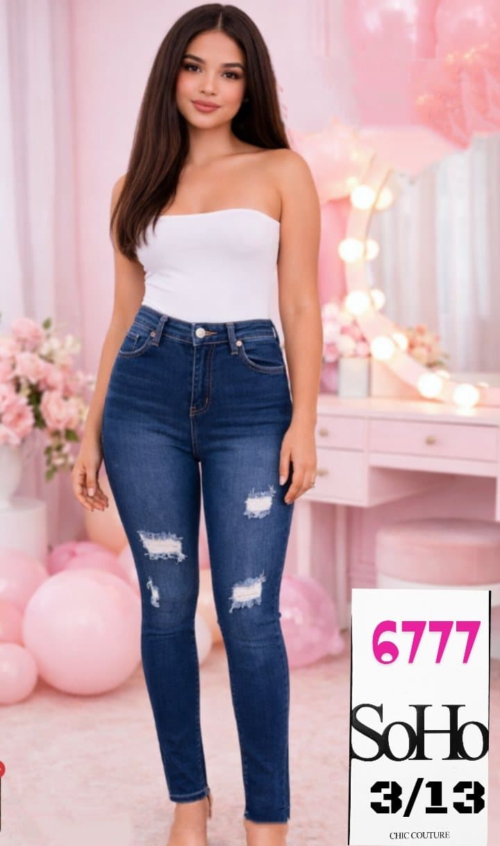 SOHO 6777 Distressed Skinny Jeans sold by ATHERYA