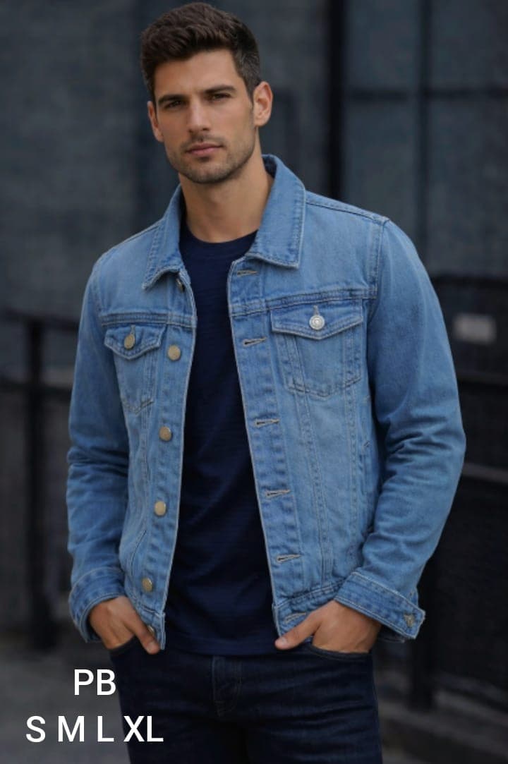 Pit Bull Men's Denim Jacket - Light Blue