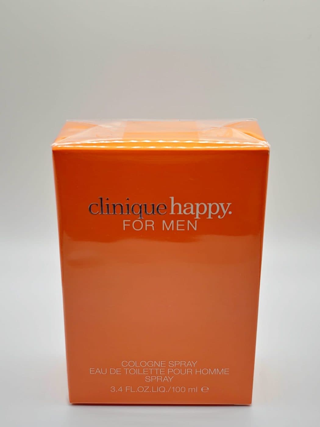 Clinique Happy for Men Cologne Spray / Eau de Toilette 100 ml perfume box