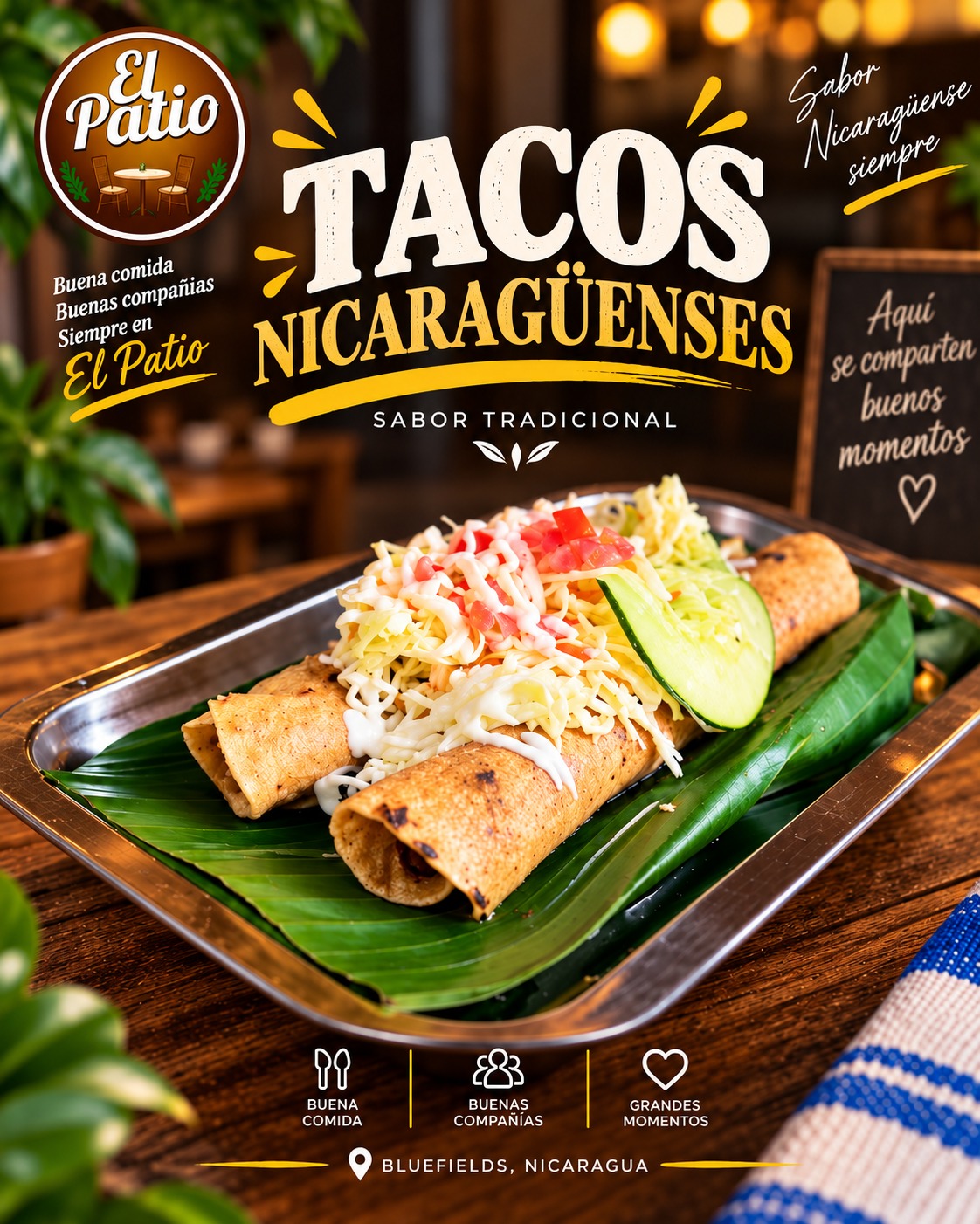 Tacos nicaragüenses